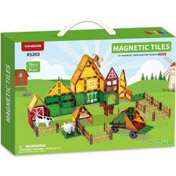 BW Magnetic Tiles Φάρμα 76τμχ