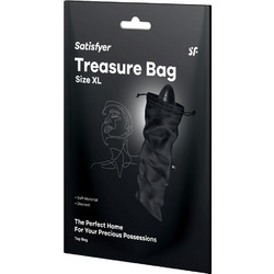 Satisfyer Treasure Bag XLarge Μαύρη Sexy Αξεσουάρ