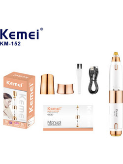 Kemei KM-152 Trimmer Μηχανή Γυναικεία Επαναφορτιζόμενη Προσώπου & Φρυδιών T02116628