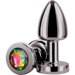 NS Novelties Rear Assets Petite Πρωκτική Σφήνα Diamond Plug 6cm Μαύρη