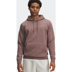 Under Armour Icon Fleece Hoodie Ανδρικό Αθλητικό Φούτερ με Κουκούλα Καφέ 1373880-651