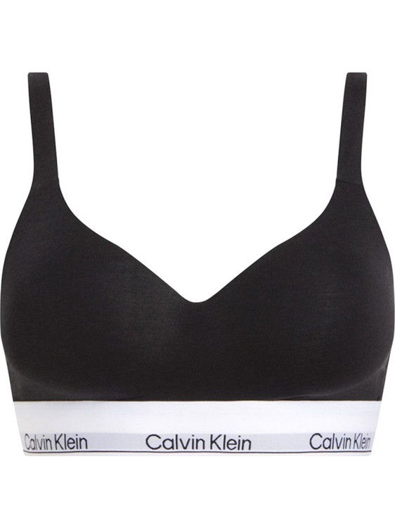 Calvin Klein Μπουστάκι Push Up χωρίς Μπανέλα Μαύρο LV00QF8500-UB1