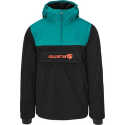 Iguana Ανδρικό Μπουφάν Χειμωνιάτικο Pullover Μαύρο Πετρόλ 92800622528