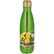 Stor Pokemon A Wild Pikachu Παιδικό Παγούρι Θερμός Ανοξείδωτο Πράσινο