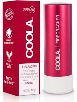 Coola Mineral Liplux Firecracker Lip Balm με Χρώμα SPF30 4.2gr