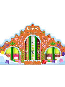 Nyx Gingerbaddie Land Fat Lip Oil με Χρώμα Set