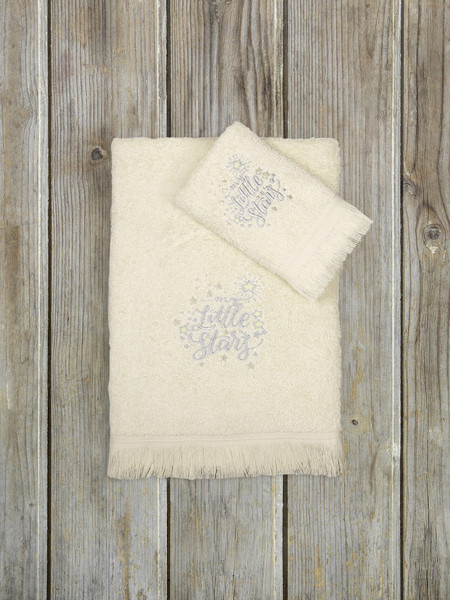 Kocoon Little Stars Σετ Βρεφικές Πετσέτες 2τμχ 380gr/m²