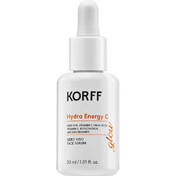 Korff Hydra Energy C Αντιγηραντικό Serum Προσώπου για Λάμψη με Βιταμίνη C Βιταμίνη E Νιασιναμίδη & Υαλουρονικό 30ml