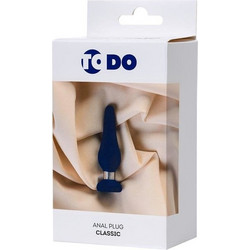 ToyFa ToDo Classic Small Πρωκτική Σφήνα 10cm Μπλε
