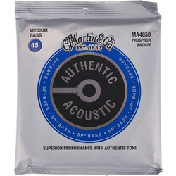 Martin Guitar MA4850 Σετ 6 Χορδές Ακουστικής Κιθάρας Phosphor Bronze 45-105" Medium Tension