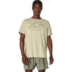 ASICS Fujitrail Logo Tee Ανδρικό Αθλητικό T-Shirt Μπεζ 2011D390-300