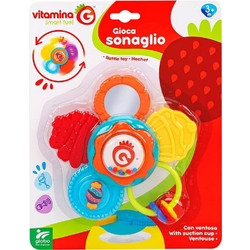 Globo Vitamina G Flower Κουδουνίστρα για 3+ Μηνών