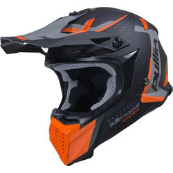 Pull-In MX Master Orange Κράνος Μηχανής Motocross 1350gr