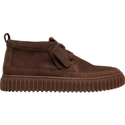 Clarks Torhill Lace Hi Ανδρικά Μποτάκια Suede Καφέ 26184694