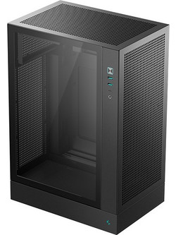 Deepcool CH170 Plus Black Midi Tower Κουτί Υπολογιστή με Πλαϊνό Παράθυρο