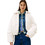 Tommy Jeans Γυναικεία Γούνα Κοντή Εκρού DW0DW21669-YBH