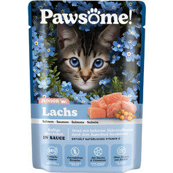 Pawsome Junior with Salmon in Sause 4x85gr