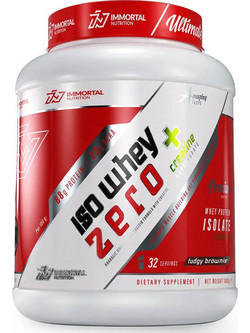 Immortal Nutrition Iso Whey Zero & Creatine Fudgy Brownie Πρωτεΐνη Ορού Γάλακτος Γράμμωσης Χωρίς Λακτόζη & Γλουτένη 1kg