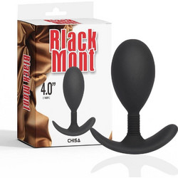 Chisa Novelties Black Mont 4" Πρωκτική Σφήνα 10cm Μαύρη