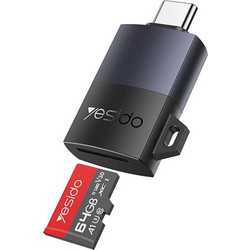 Yesido GS37 Card Reader USB-C 2.0 για microSD