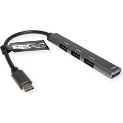 Secomp S3017-10 USB Hub 3.0 USB-C με 4 Θύρες USB-A