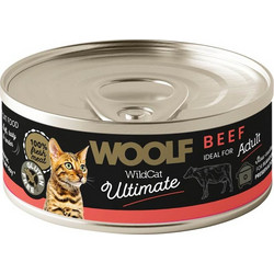 Woolf Wildcat Ultimate Adult Gluten Free Pate with Beef 85gr