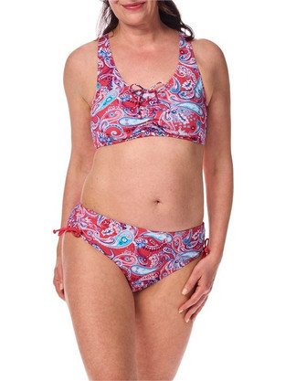 Amoena Bikini Set Μπουστάκι Κόκκινο Γαλάζιο 71775-71776