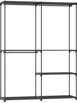 HOMCOM Βεστιάριο Ρούχων 142x43x185cm 850-360V00BK