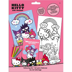 Kids Licensing Hello Kitty and Friends Σετ Ζωγραφικής 6τμχ