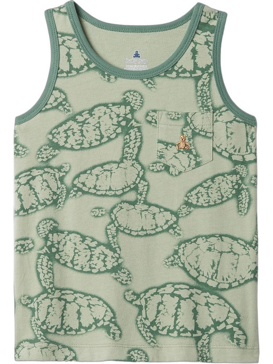 Gap Παιδικό T-Shirt Αμάνικο Πράσινο Mint 434299000