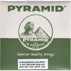 Pyramid Long Neck Σετ 5 Χορδές Μπάντζο 10-24"
