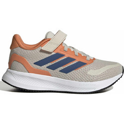 Adidas Runfalcon 5 Παιδικά Αθλητικά Παπούτσια για Τρέξιμο Μπεζ Πορτοκαλί Navy Μπλε JP9397