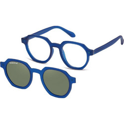 Sunoptic TRC-30C249 Γυναικείος Σκελετός Γυαλιών Οράσεως με Clip-On Κοκάλινος Μπλε