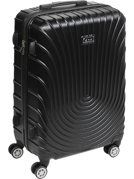 Keskor 16662-2 Βαλίτσα Μεσαία 66x43x24cm με 4 Ρόδες Μαύρη