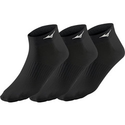 Mizuno Ανδρικές Κάλτσες Κοντές με Σχέδια Μαύρες 3Pack 67XUU950-98
