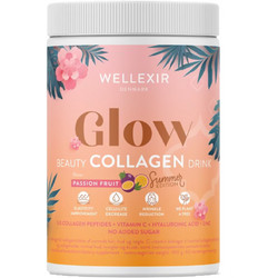 Wellexir Glow Collagen Passion Fruit με Υαλουρονικό Οξύ & Βιταμίνη C 360ml