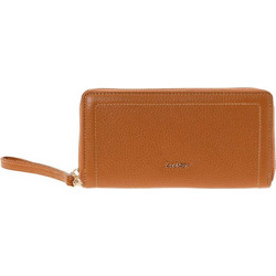 Lavor Μεγάλο Δερμάτινο Γυναικείο Πορτοφόλι RFID με Φερμουάρ Ταμπά 1-6160