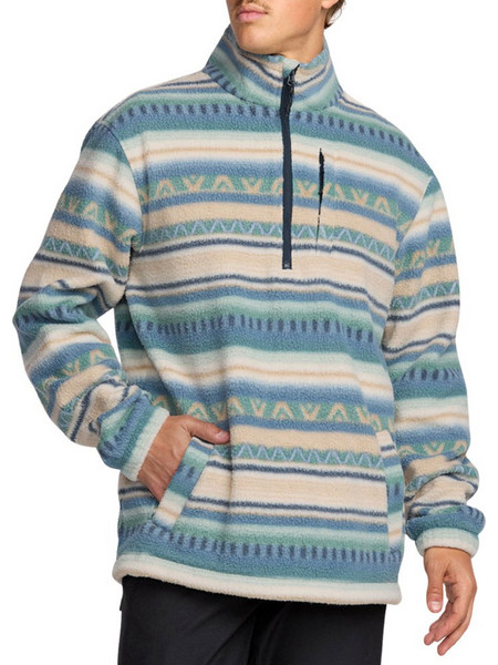 Billabong Ανδρικό Φούτερ Fleece με Τσέπες Γαλάζιο 24A411507-SIB