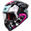 Axxis Fenix Angry Face B8 Black Blue Pink Κράνος Μηχανής Full Face 1550gr