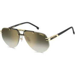 Carrera CA1087/S I46/D6 Γυαλιά Ηλίου Aviator Μεταλλικά Μαύρα με Καφέ Φακό