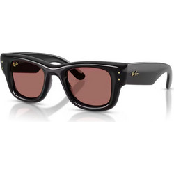 Ray-Ban Wayfarer RB4940 601/69 Γυαλιά Ηλίου Τετράγωνα Κοκάλινα Μαύρα με Καφέ Φακό