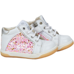 GBB Essia Παιδικά Sneakers Μποτάκια Λευκά Φούξια AJ109-59-B-ECH