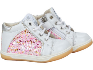 GBB Essia Παιδικά Sneakers Μποτάκια Λευκά Φούξια AJ109-59-B-ECH