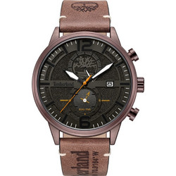Timberland Middlesex Ανδρικό Ρολόι με Καφέ Δερμάτινο Λουράκι TDWGF2182303
