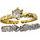 RO Accessories Γυναικεία Δαχτυλίδια Xρυσά Ασημί R150