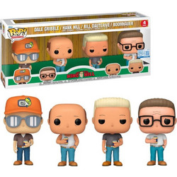 Funko Pop! Animation King of the Hill 4-Pack Dale Gribble / Hank Hill / Bill Dauteriv / Boomhauer Special Edition