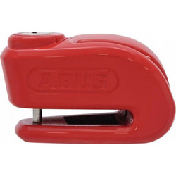 ABUS 365 Trigger 2.0 Κλειδαριά Δισκόφρενου Μηχανής 10mm με Συναγερμό Κόκκινη