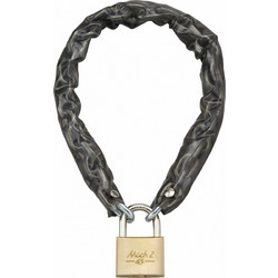 Thirard Loops Αντικλεπτική Αλυσίδα Μηχανής με Κλειδαριά 45cm 6mm Μαύρη