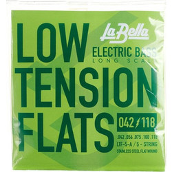 La Bella LTF-5A Σετ 5 Χορδές Ηλεκτρικού Μπάσου Stainless Steel 42-118" Light Tension
