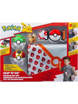 Jazwares Pokemon Clip 'N' Go Bandolier Set Growlithe